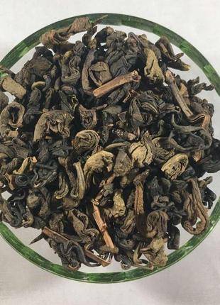 Чай зелений цейлонський ароматизований "м'ята" 50 грам1 фото