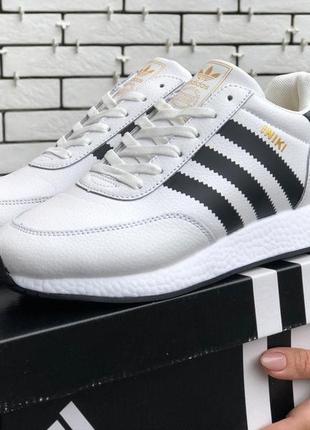 Зимние женские кроссовки adidas iniki🆕кроссовки на меху адидас иники 🆕кожаные кроссовки