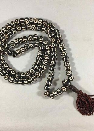 Чоткі  тібетські  з кості яка на 108 бусин
