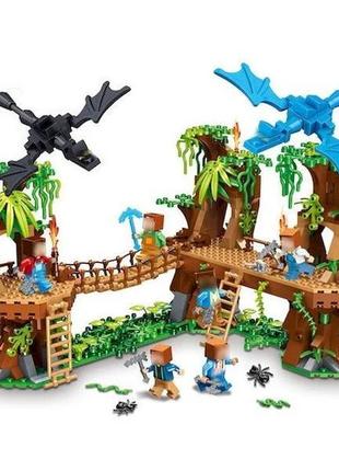 Лего майнкрафт конструктор майнкрафт джунглі по грі minecraft3 фото
