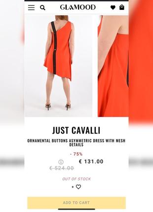 Асиметрична сукня just cavalli, оригінал, нова4 фото