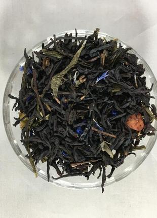 Чайний купаж чорного та зеленого чаю «краплі шампанського»