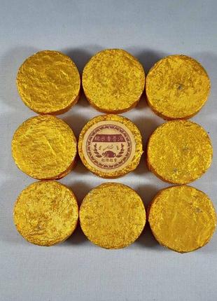 Чай чорний китайський пресований шу пуер витриманий ( рисовий ) 6 штук