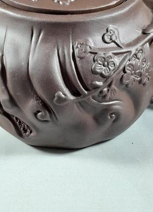 Чайник керамічний "сакура" ісінська глина 500мл3 фото