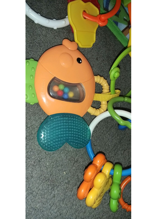 Великим пакетом брязкальце, гризун, килимок fisher price/ playgro4 фото