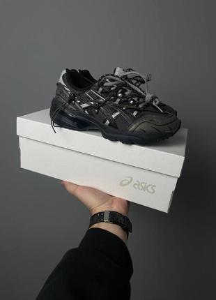 Кроссовки черные с серебрянымasics tiger gel-1090 x anderson bell black silver9 фото