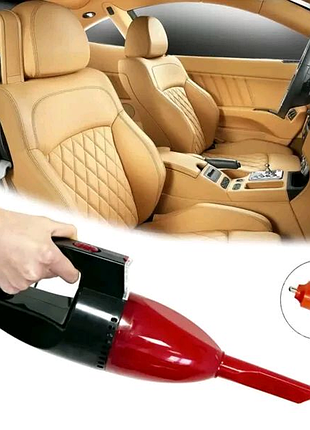 Автомобильный пылесос с фонариком от прикуривателя 12 в car vacu