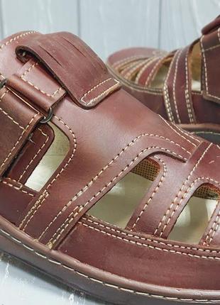 Мужские сандалии коричневого цвета харьковской фабрики traffic5 фото