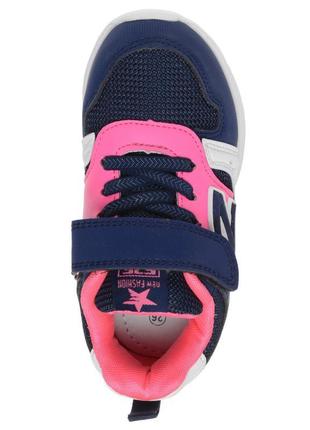 Нові кросівки tom.m (tommiki) для дівчаток, синьо-рожевого кольор