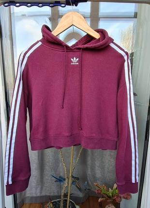 Вкорочене худи adidas8 фото