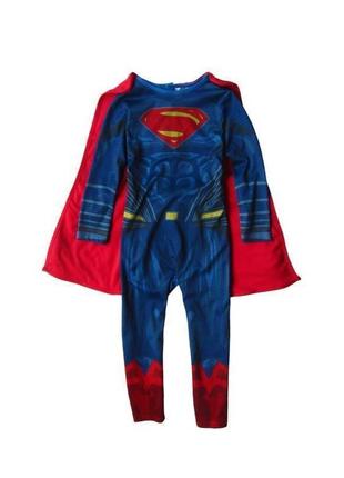 Карнавальний костюм з плащем superman супермен новорічний хелловін halloween dc comics