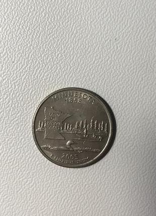 Монета 25 центів2 фото