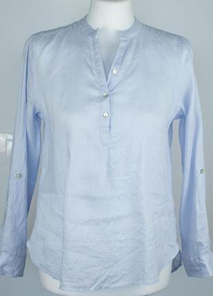 Лляна легка сорочка, блуза від німецького бренду manguun, р. 38-40 (м-л)1 фото