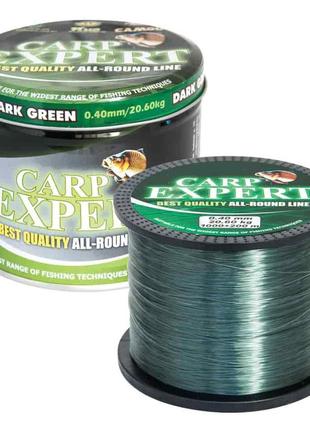 Леска carp expert dark green 1200 m 0,30 мм