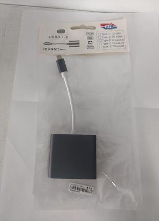 Перехідник (конвертор) type-c - hdmi / usb 3.1 / type-c