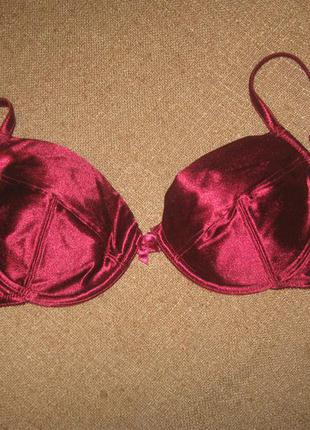 Бюстгальтер 75с під шовк м'який burgundy