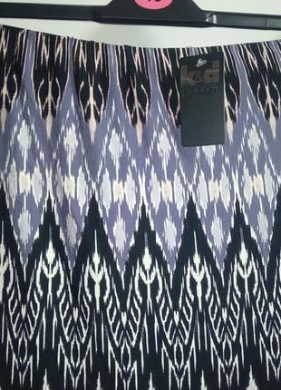 Трикотажная юбка в принт 50-52 размера2 фото