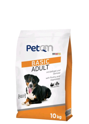 Сухий корм для собак happy dog petqm basic adult 10кг