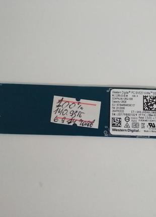 M2 2280 nvme ssd-накопичувач western digital sn520, 128gb, відмін