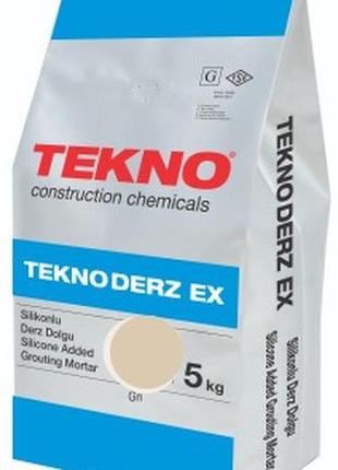 Затирка для швов (фуга для плитки) tekno teknoderz ex  5 кг. бежевый (каппадокия)