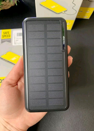 Повербанк solar charger 30000 mah зовнішній акумулятор power ban
