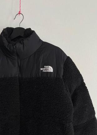 Пуховик the north face nuptse velour розмір s-xl !5 фото