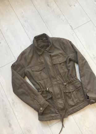 Осенняя курточка {парка} цвета хаки