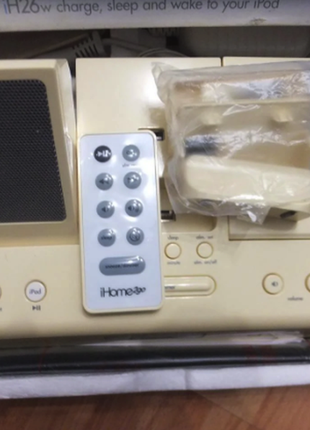 Док-станція годинник акустична система ihome ih26w ipod / iphone