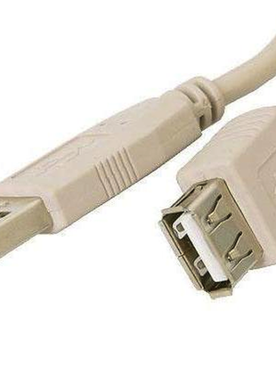 Кабель atcom usb 2.0 am/af ferrite 3m (3790)- usb подовжувач.