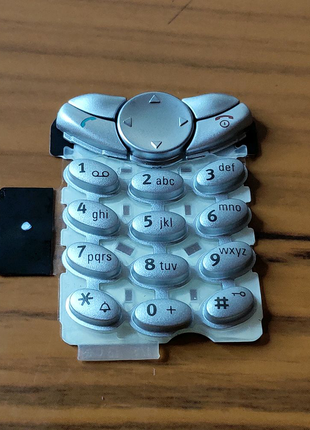 Клавіатура для siemens s45 silver+підкладка.