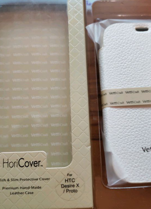 Чохол vetti craft htc desire x hori cover white
