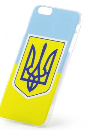 Чохол-накладка essence iphone 6 plus flag and gerb of ukraine