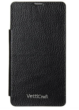 Чехол-книжка vetti craft sony xperia z1 mini hori cover black