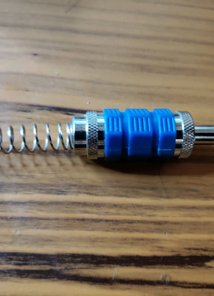 Штекер jack 1/4" ts 6,3 mm (mono) під 6 мм кабель.