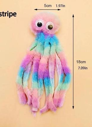 Іграшка м'яка для тварин "octopus" рожевий