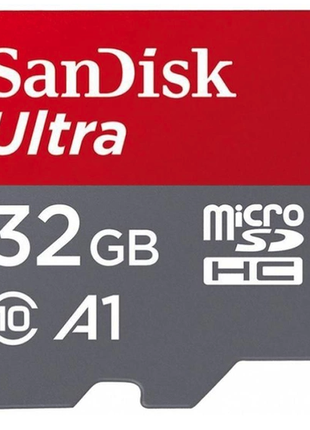 Карта пам'яті sandisk 32gb ultra microsdhc uhs-i card a1 class 10