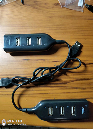 Usb-розгалужувач hub 4 порти-бу