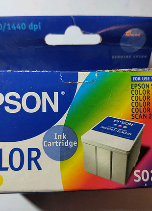 Картридж epson s020089 s020191 3-х кольоровий ,кольоровий.