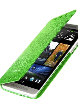 Чехол-книжка vetti craft htc one mini m4 hori cover-green