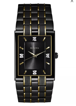 Bulova 98d111 black & gold звено браслета 26мм -новое.2 фото