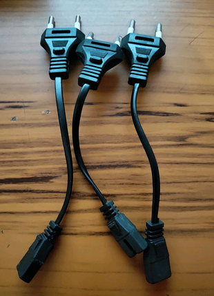 Кабель мережевий для заряджання ліхтариків, гоління та ін.