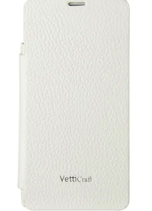 Чехол-книжка vetti craft sony xperia z1 mini hori cover white1 фото