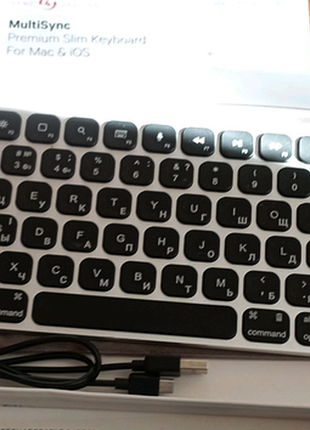 Kanex k166-1126 multisync premium slim bluetooth keyboard -дефект