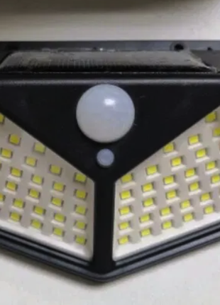 Led світильник вуличний із датчиком руху та освітлення (100 led)