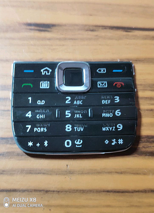 Клавіатура для nokia e75,верхня чорна.