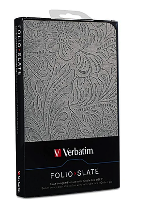 Чохол verbatim folio slate для kindle fire hd 7"