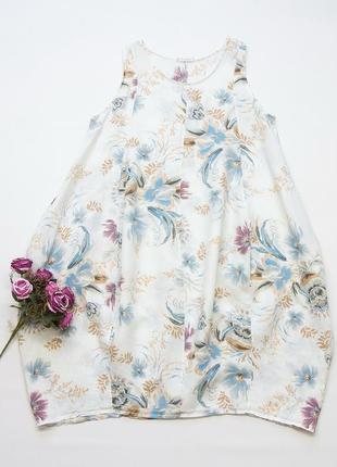 Платье льняное, бохо, new collection.3 фото