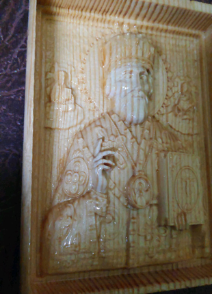 Подарунок, найкращий, дерев'яна, ікона святого миколая6 фото