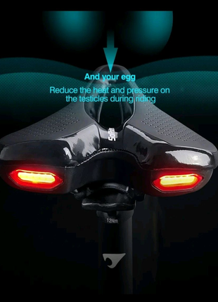Сиденье для велосипеда с подсветкой2 фото