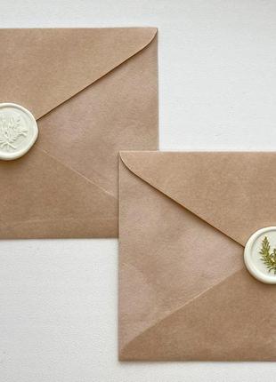 Крафт конверти. конверти з дизайнерського паперу.3 фото